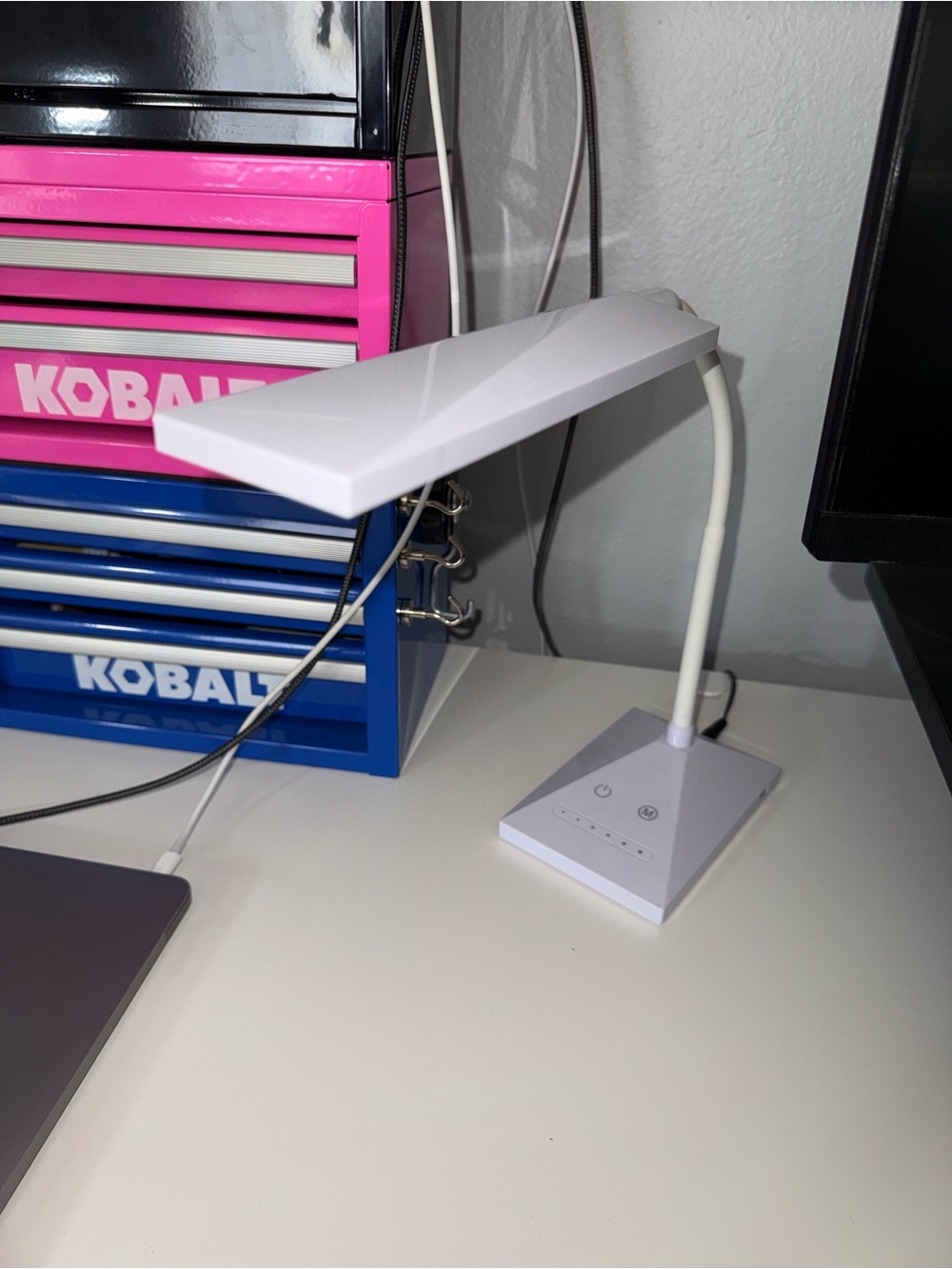 LED Desk Lamp with USB Charging Port | 5 Color Modes | 6 Brightness Levels